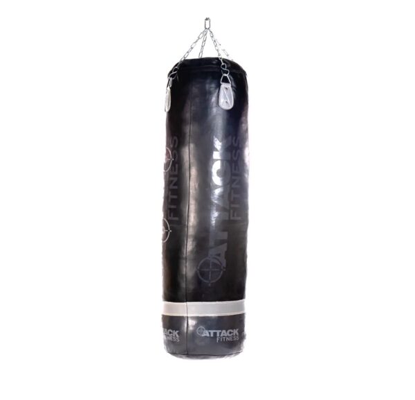 Attack Fitness Straight 5ft Heavy Duty Leather Punch Bag
