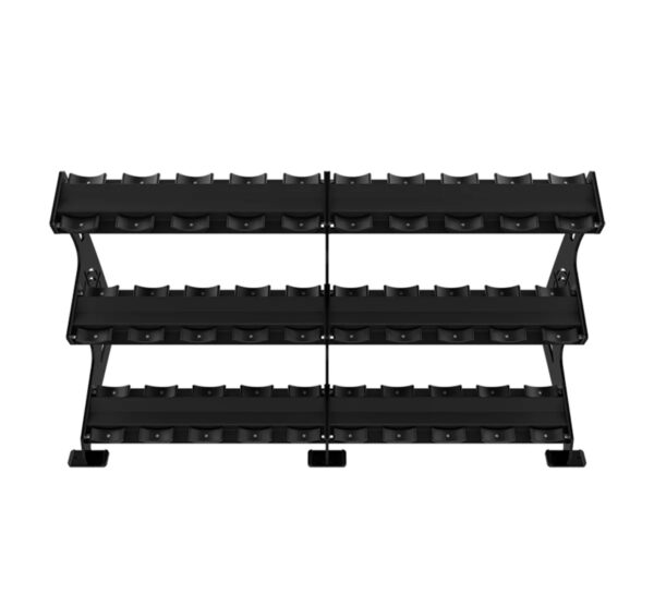 Strength 3 Tier 15 Pair Dumbbell Rack - Image 5