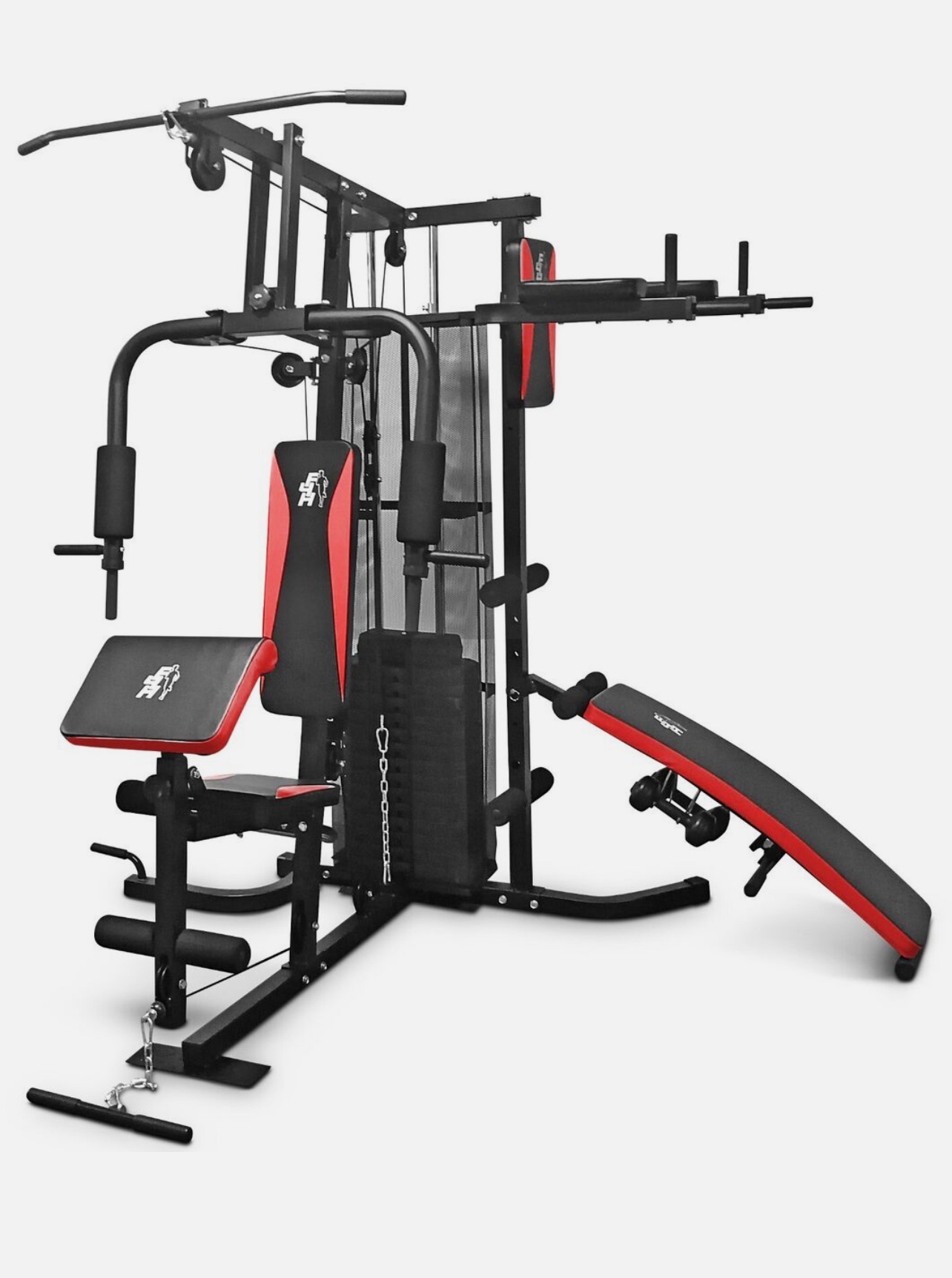 Multigym Workout Station 81KG Multi Functional Exercise Machine for Home Gym